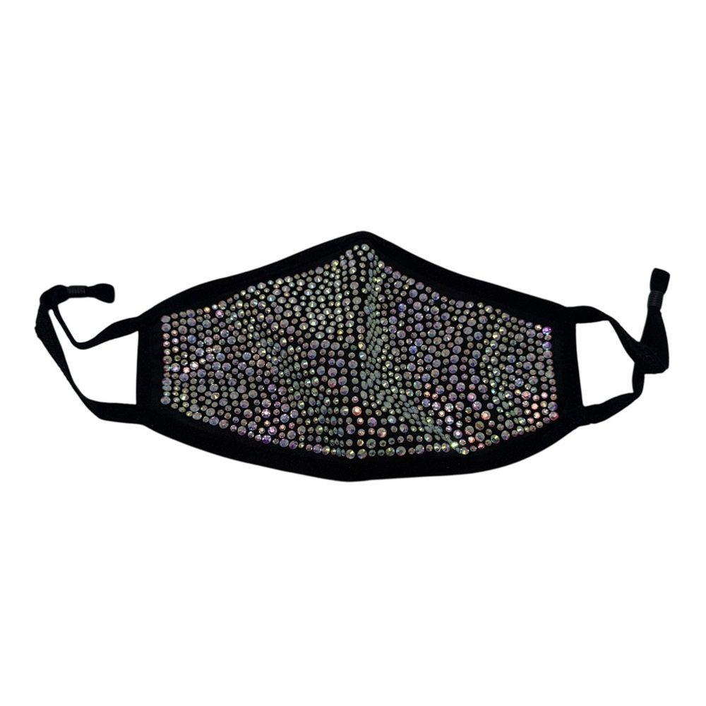 Rhinestone Fashion Face Masks Set‎ of 4 Rave Festival Daily Wear - Picture 5 of 8